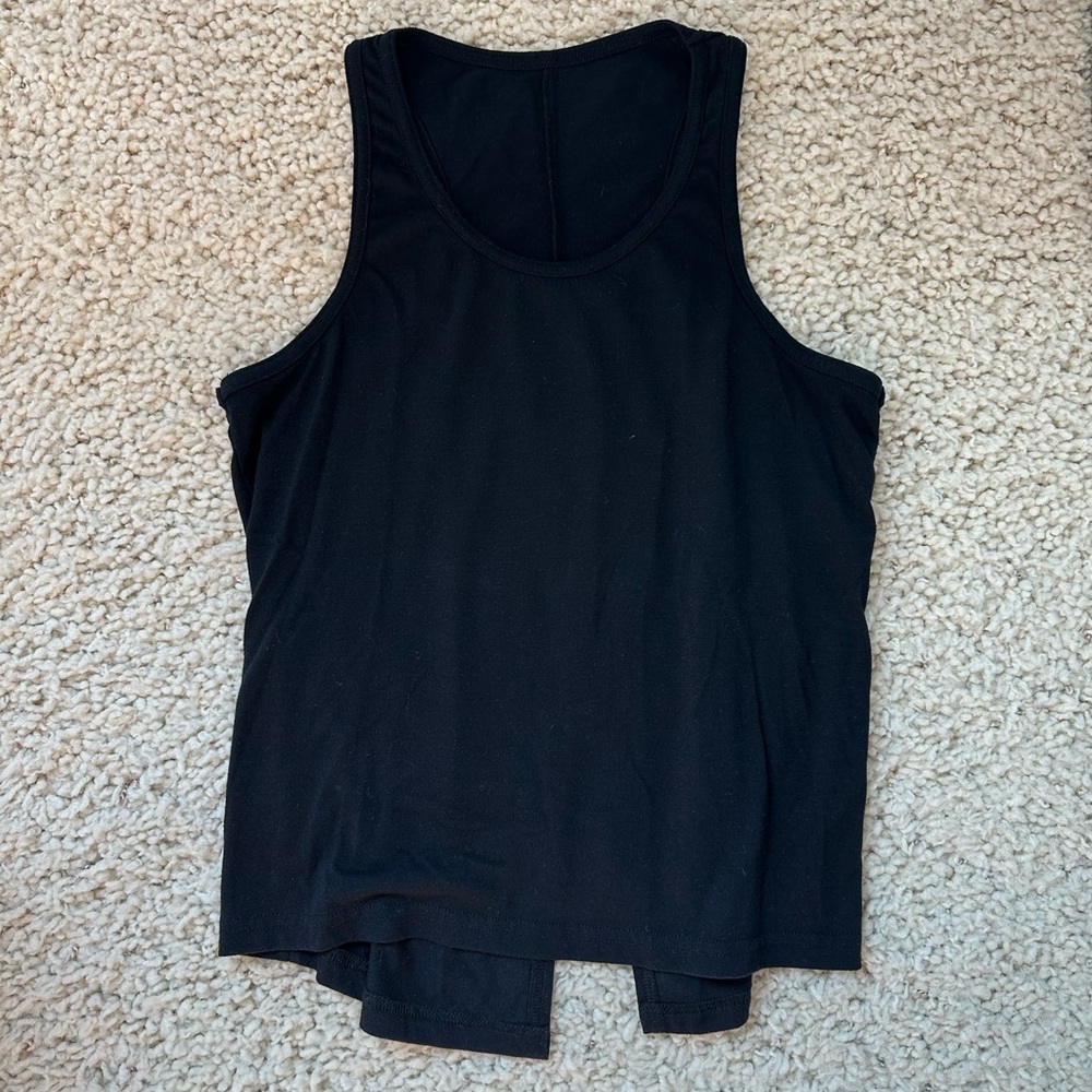 Open Back Racerback Tank Top